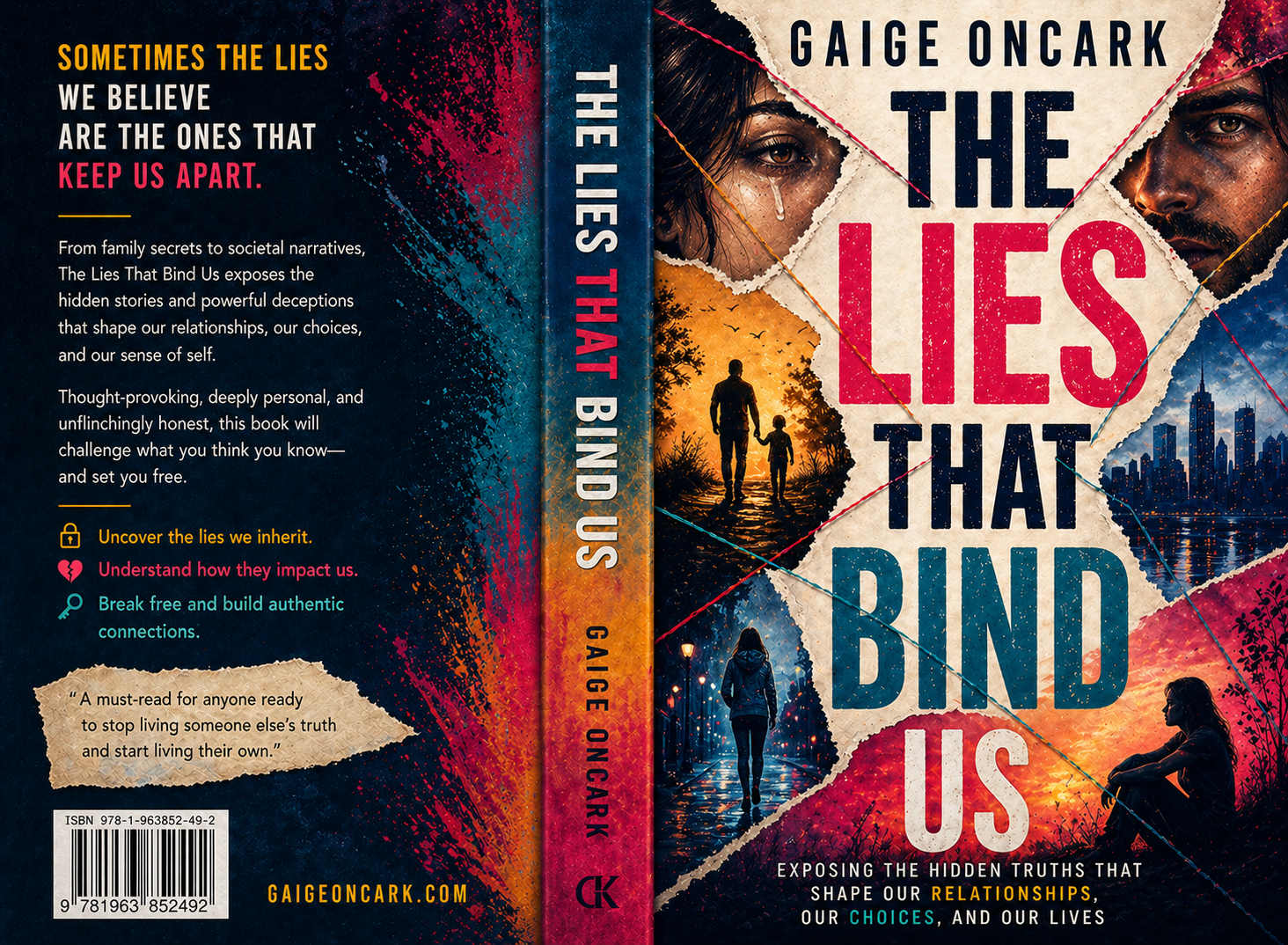 The Lies That Bind Us — Book Cover · Full Jacket